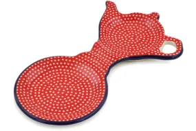 8" Tea Bag or Lemon Plate - Red Sea