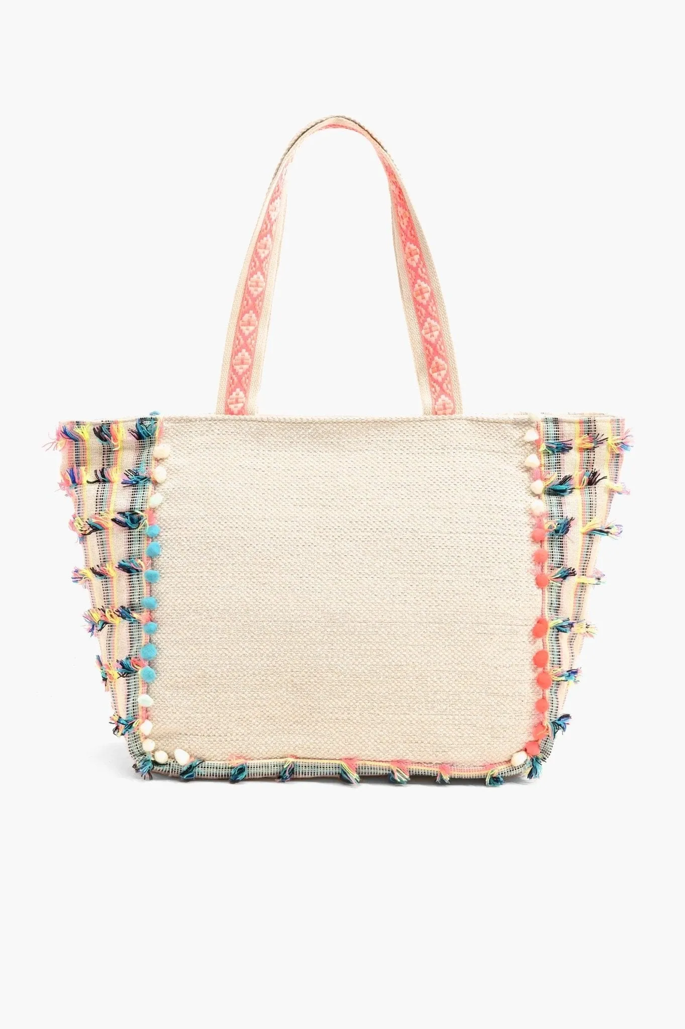 AB21-189 Hand Beaded Lazy Daze Evil Eye Tote