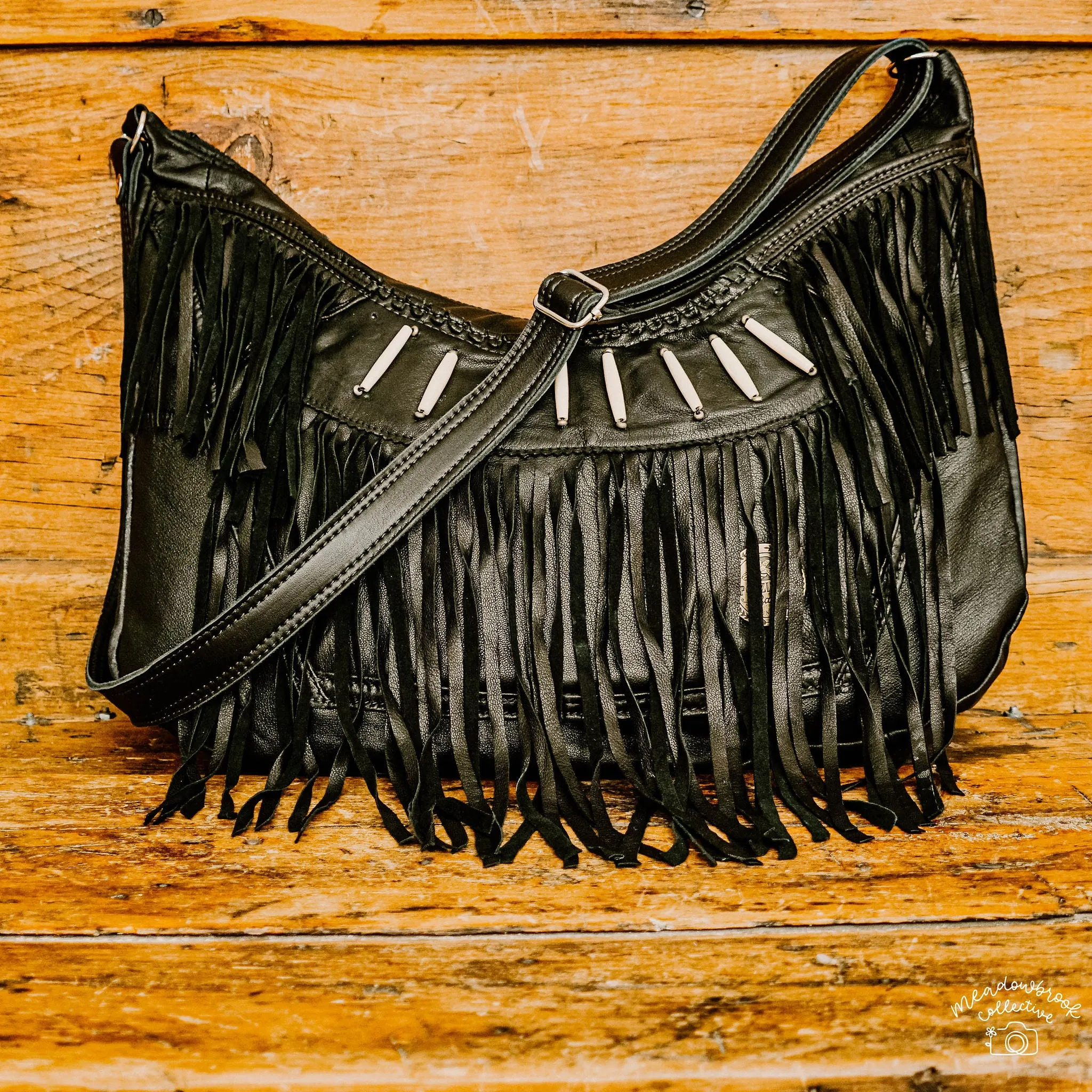 Anita Fringed Crossbody Bag