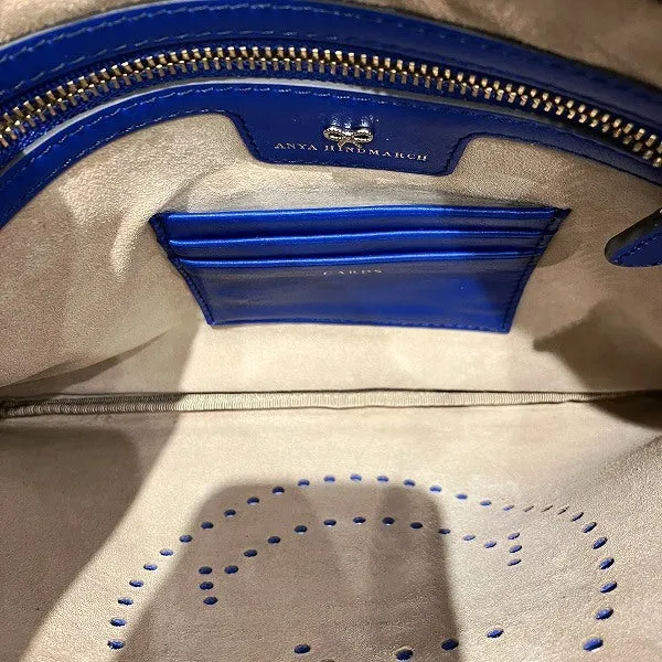Anya Hindmarch Smiley Fringe Leather Clutch Bag