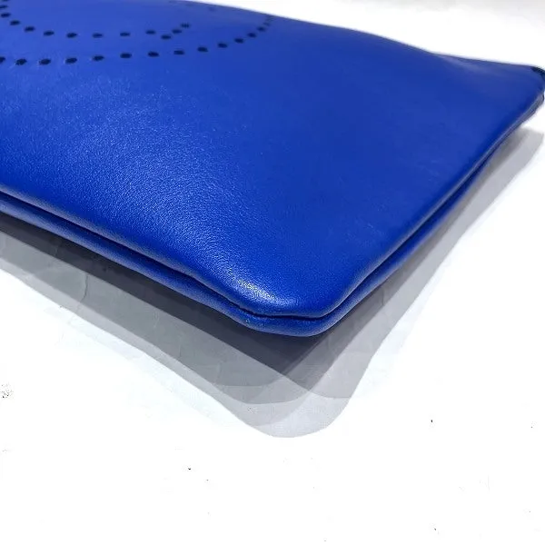 Anya Hindmarch Smiley Fringe Leather Clutch Bag