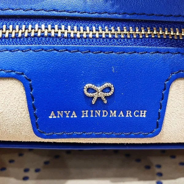 Anya Hindmarch Smiley Fringe Leather Clutch Bag