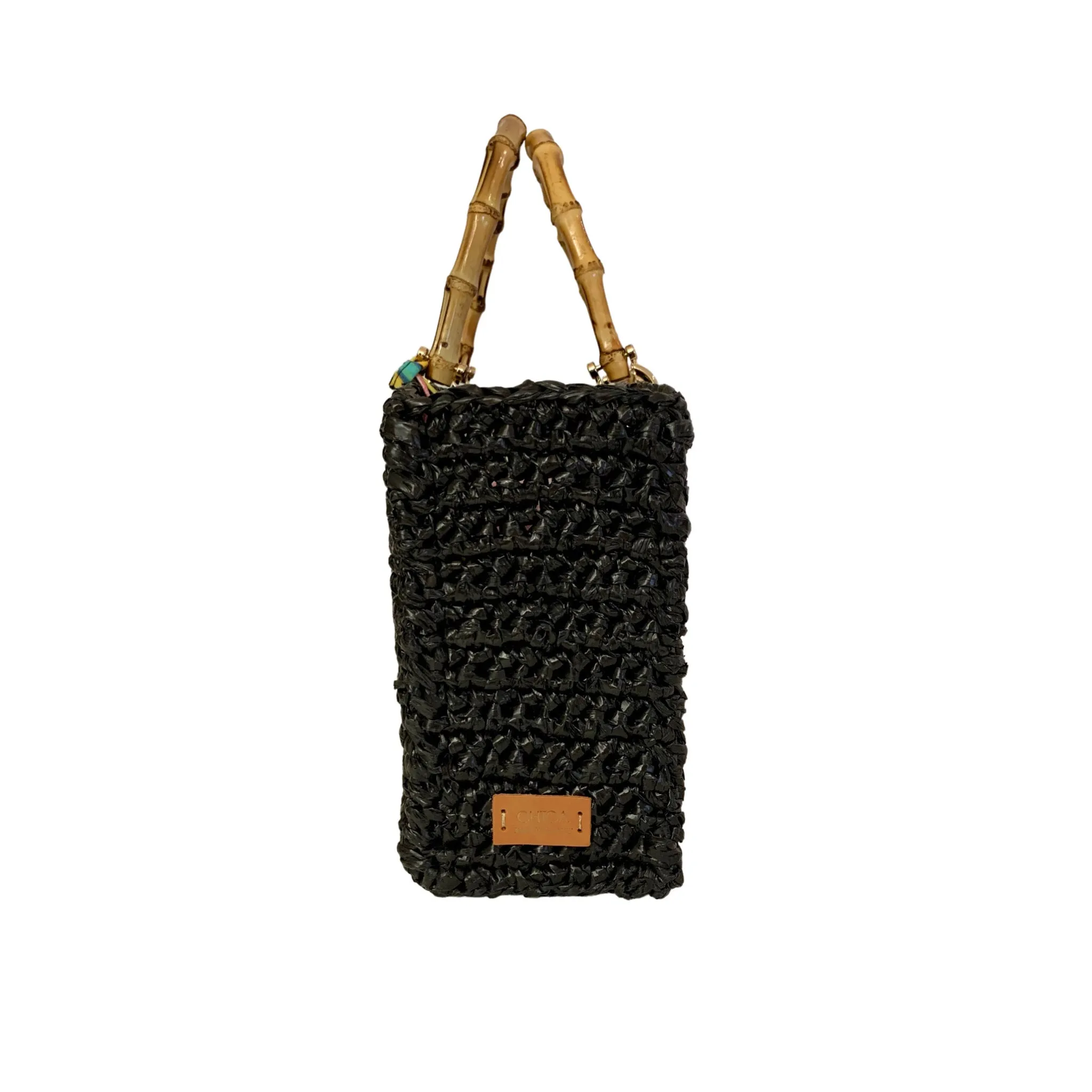 Black Venere Medium Tote Bag