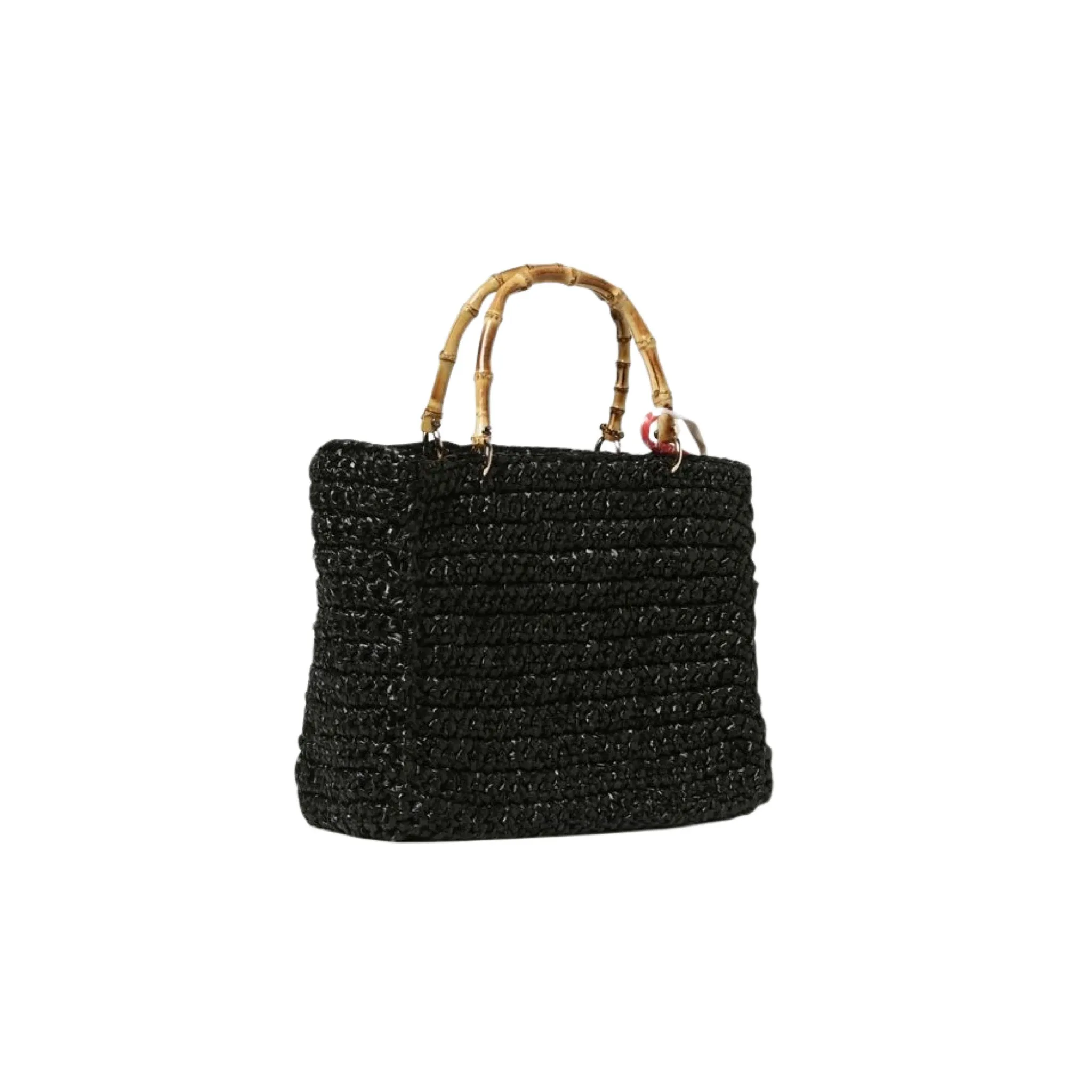 Black Venere Medium Tote Bag