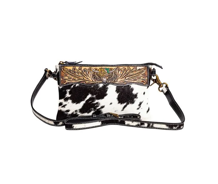 Bloomin Steer Hand Tooled Bag