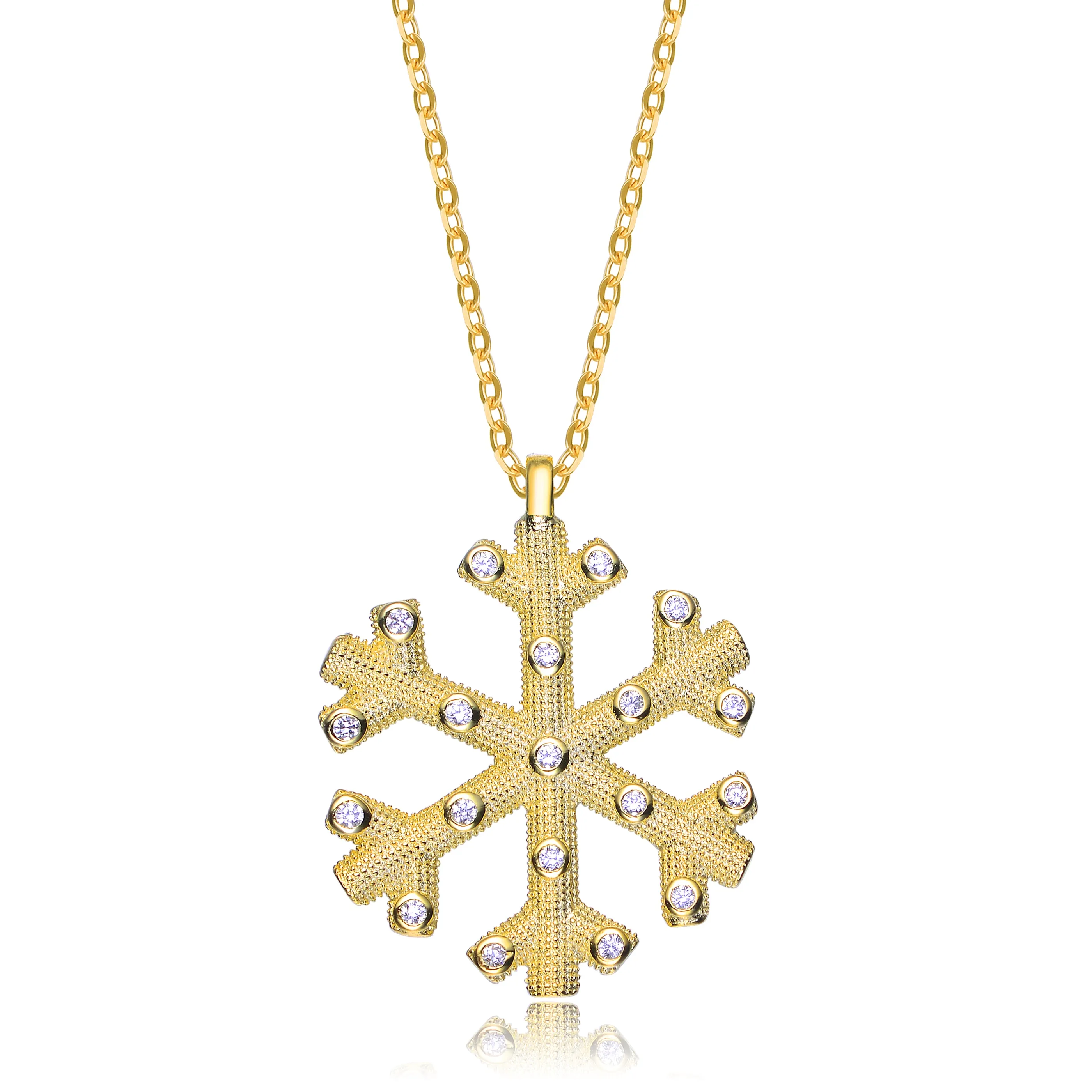 Champéry Snowflake Pendant Necklace