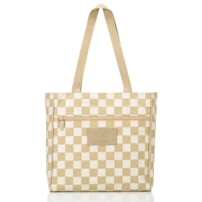 Checkmate Go-To Tote / Creme & Dune