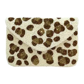 Cheetah Mini Beaded Bag