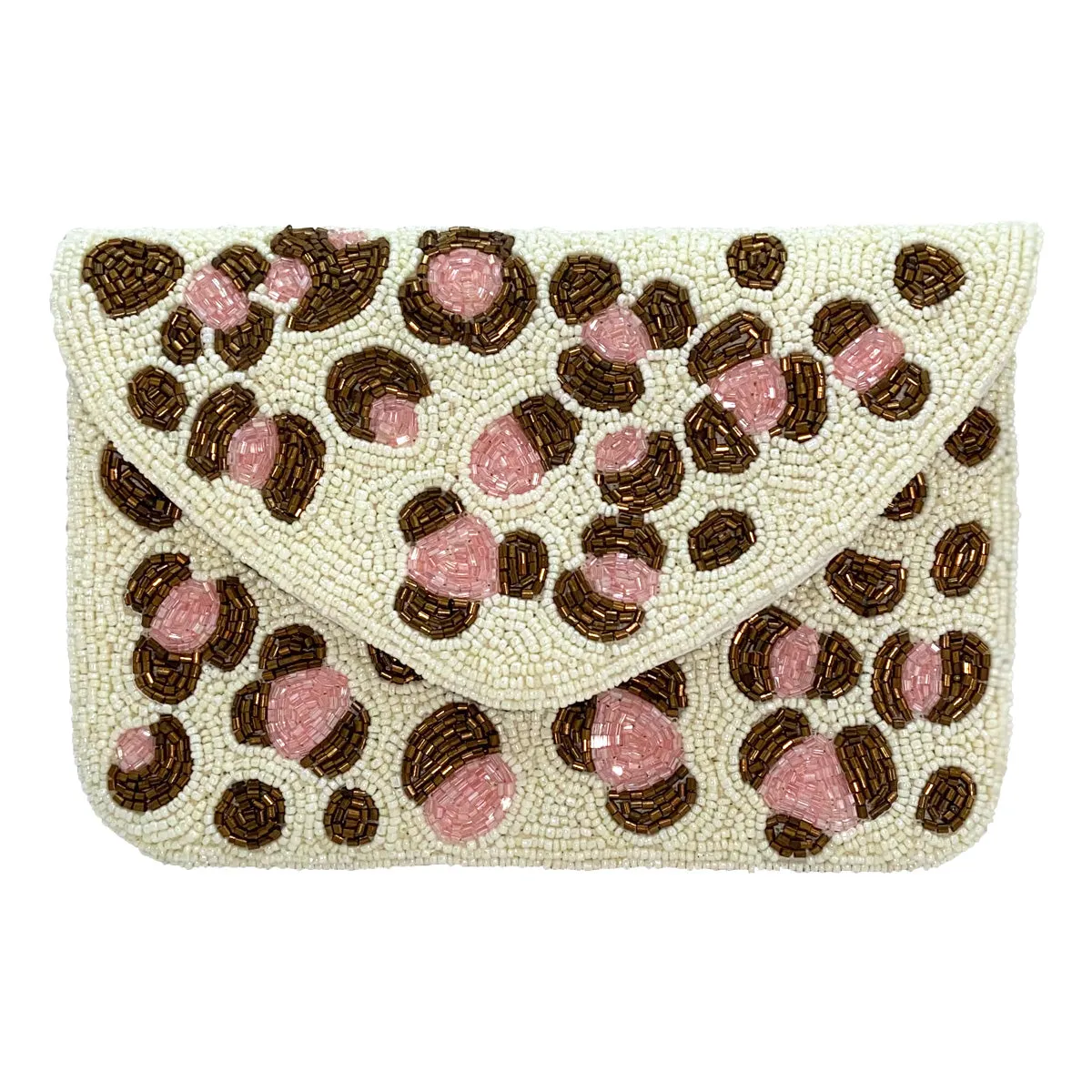 Cheetah Mini Beaded Bag