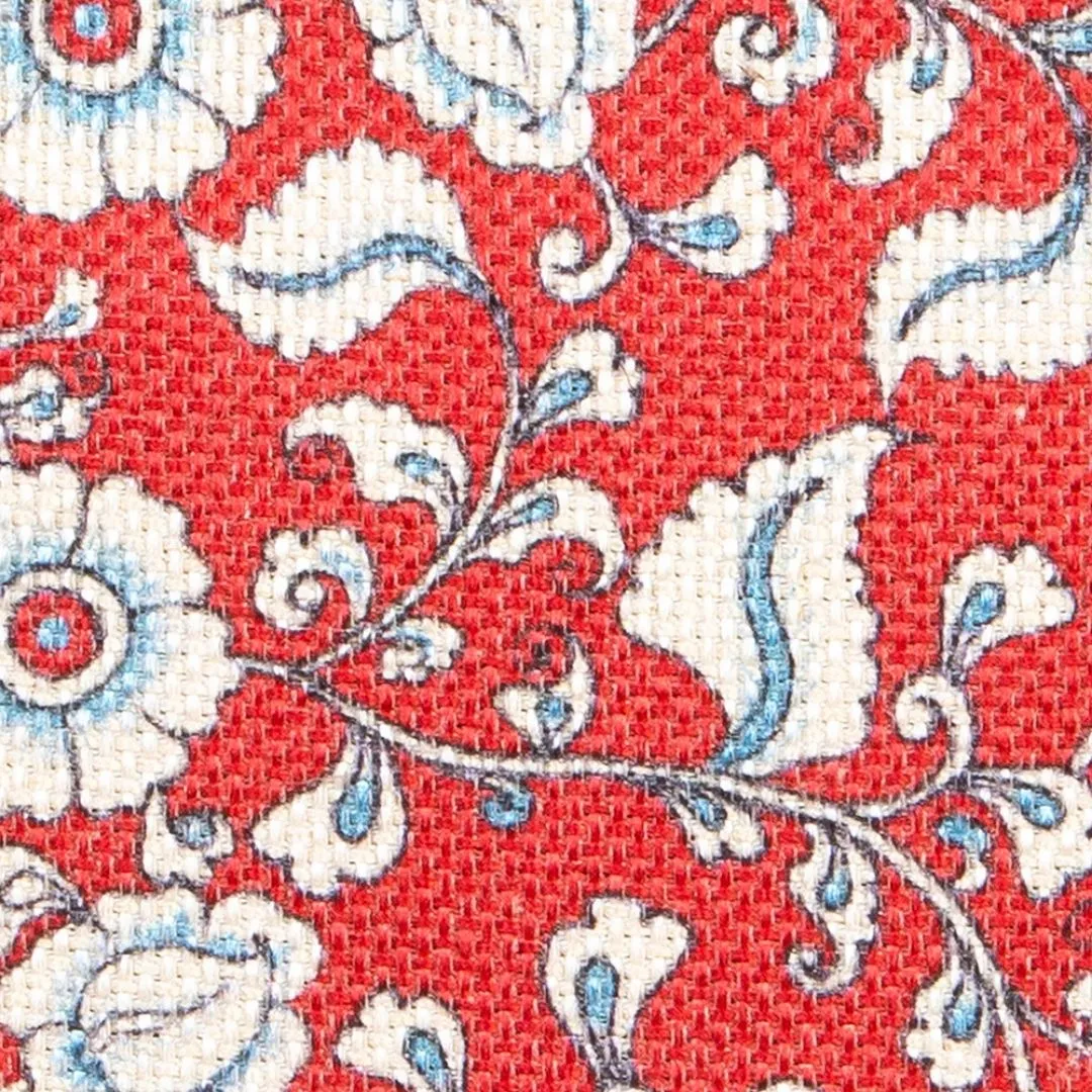 Chittoor Red Kalamkari- Handbag & Chain Wallet Combo
