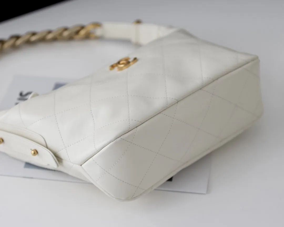 CHLMedium Hobo Bag White For Women 11in/28cm