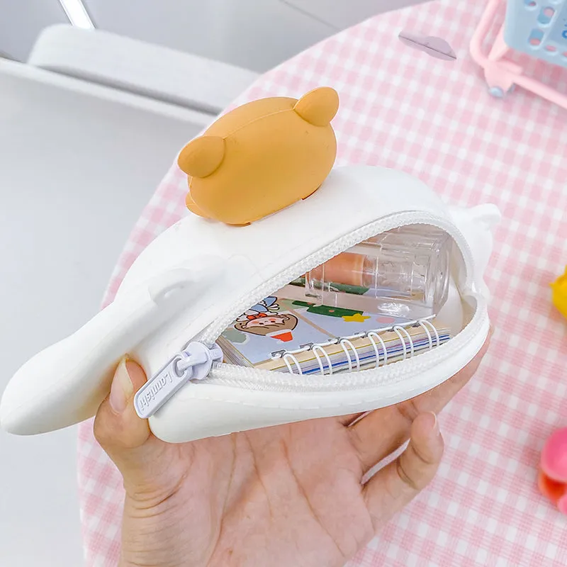 Cinna with Bear Silicone Bag