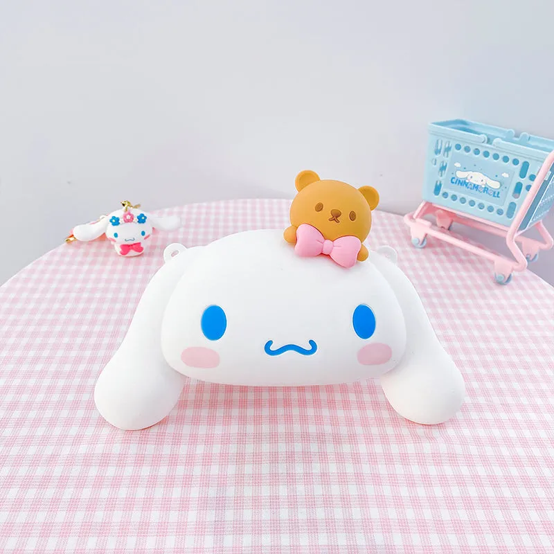 Cinna with Bear Silicone Bag