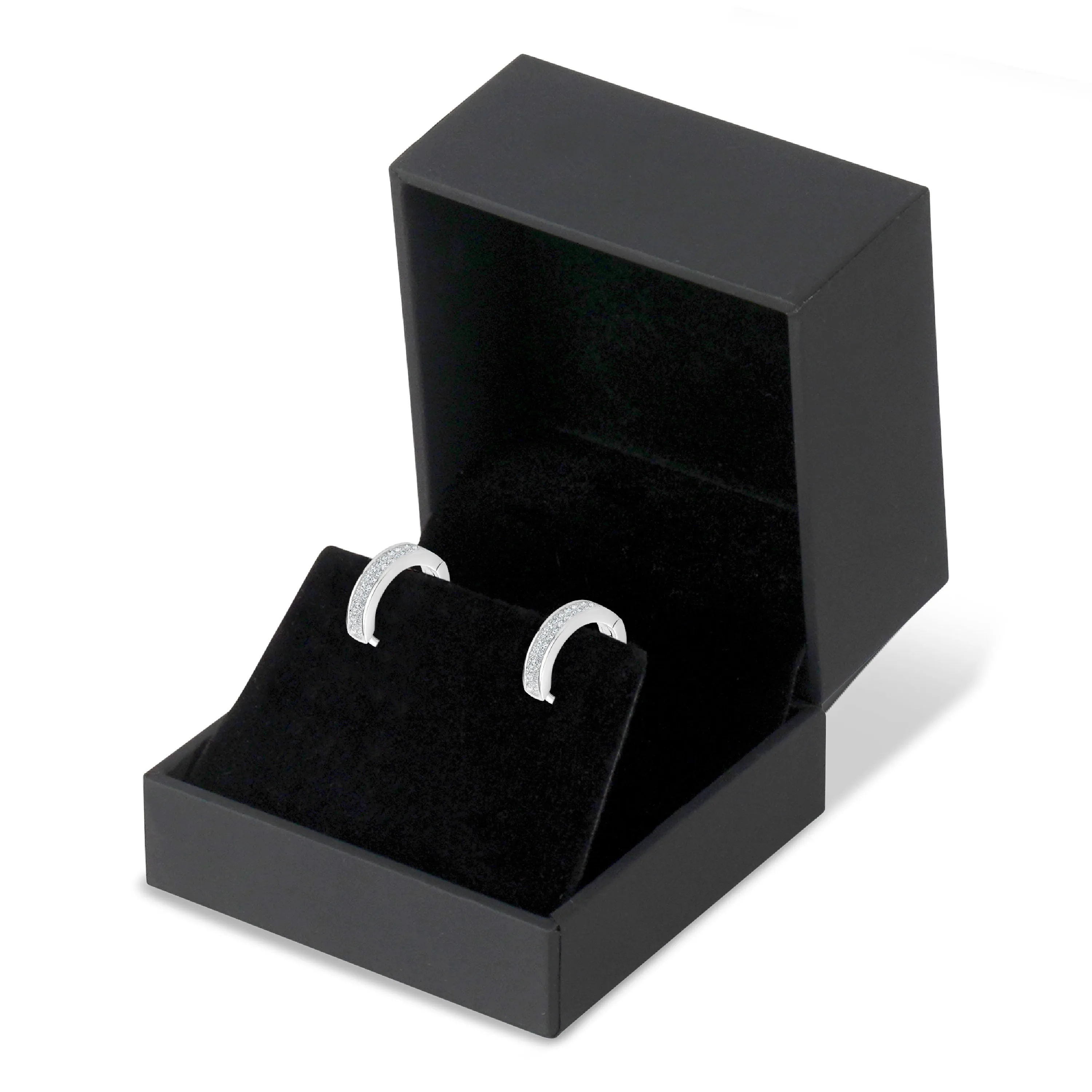 Club Rochelier 5A Cubic Zirconia Luxury Huggie Earrings