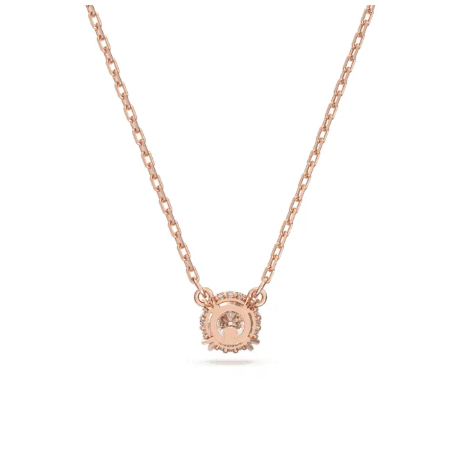 Constella Round Cut White Rose Gold-tone Plated Pendant 5636710