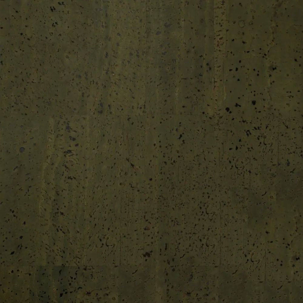Cork Fabric in Surface Army Green