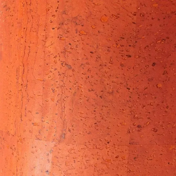Cork Fabric in Surface Orange