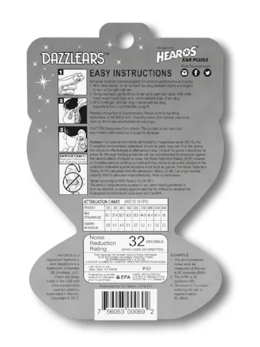 DAZZLEARS - The First Bling Ear Plugs