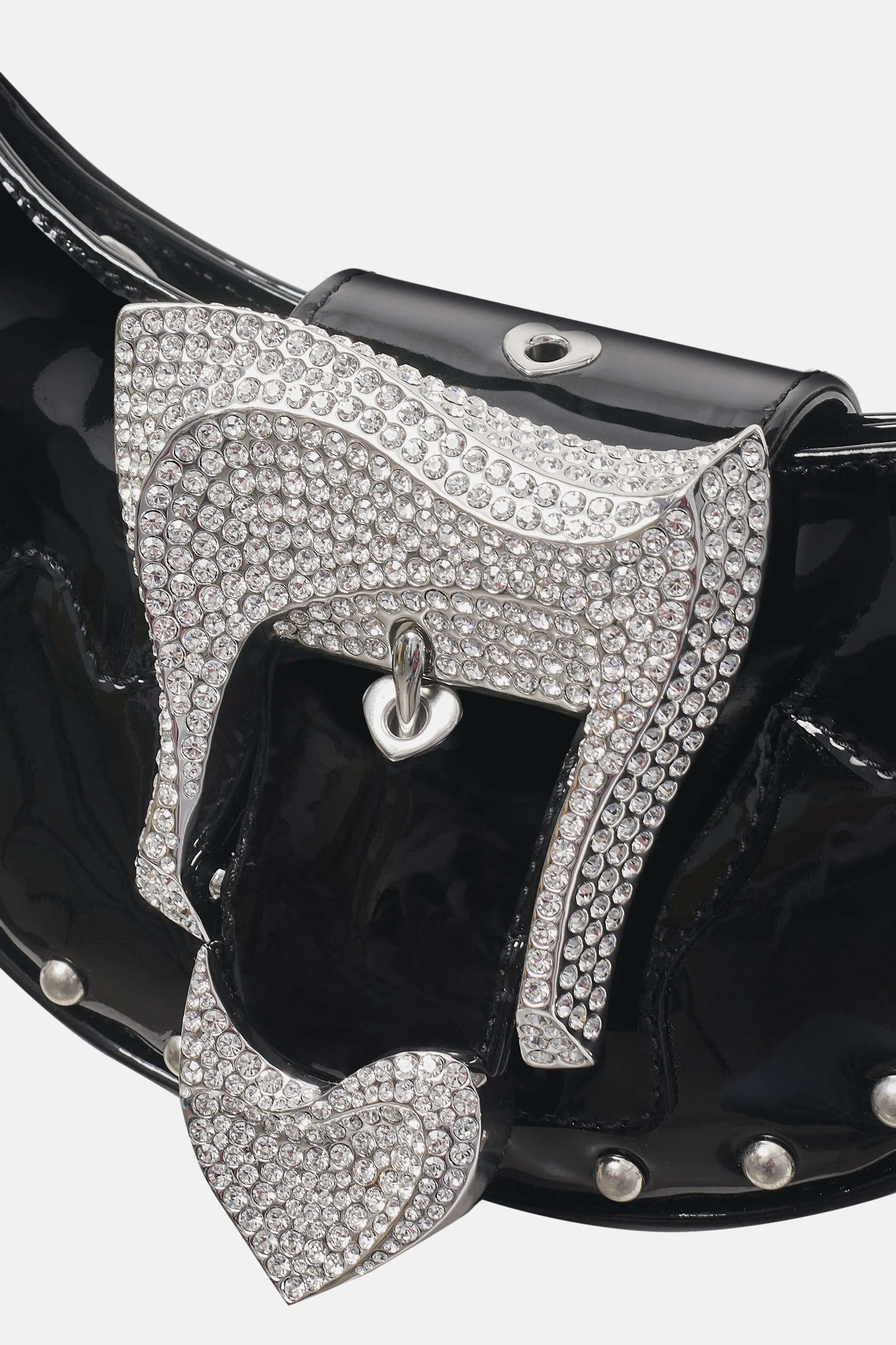 Deville Bag Patent Leather Black