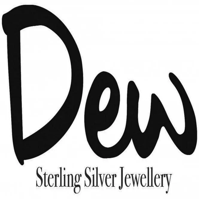 Dew Silver Amena Double Heart with Rose Gold Plate Pendant 9493RG016