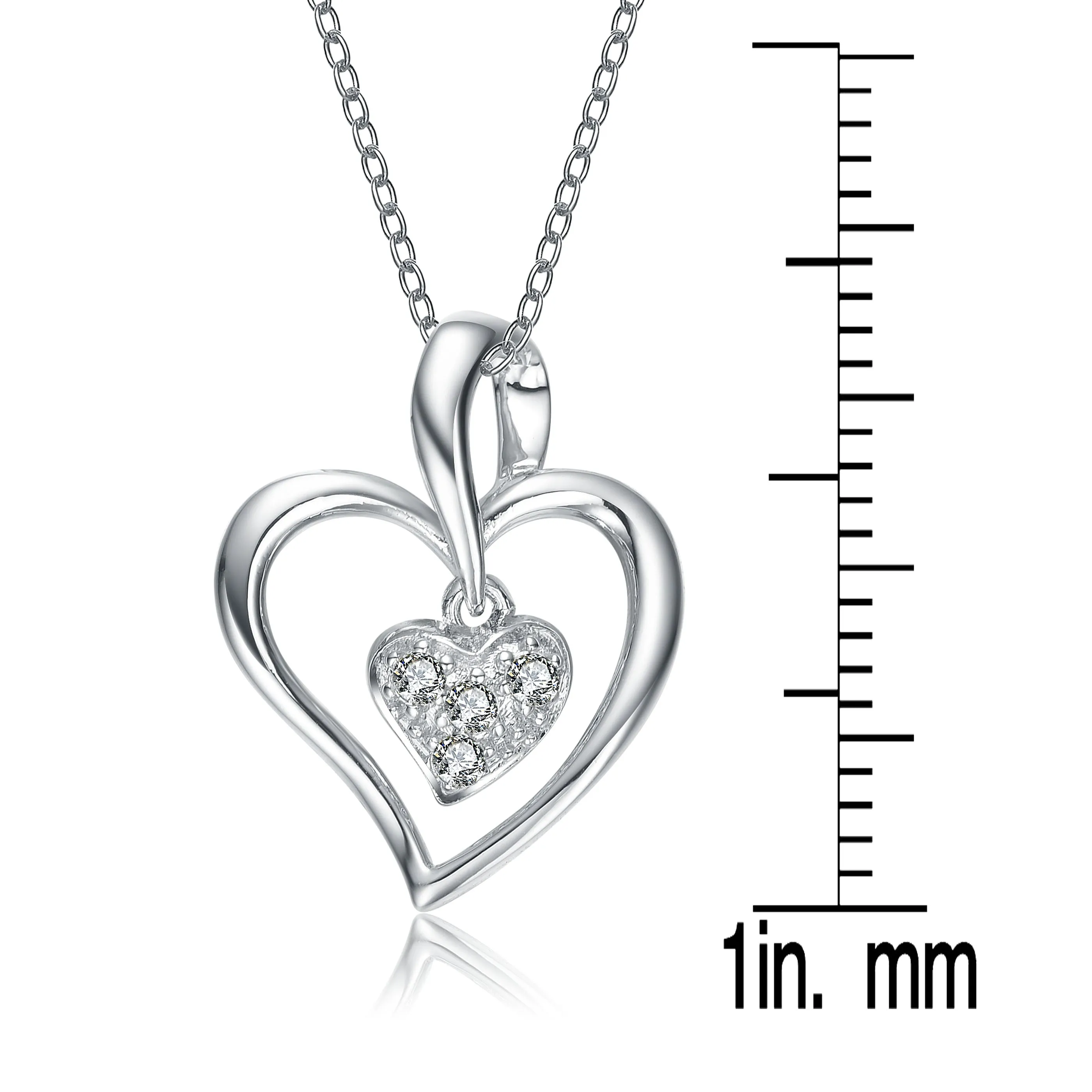 Emma Double Heart Necklace