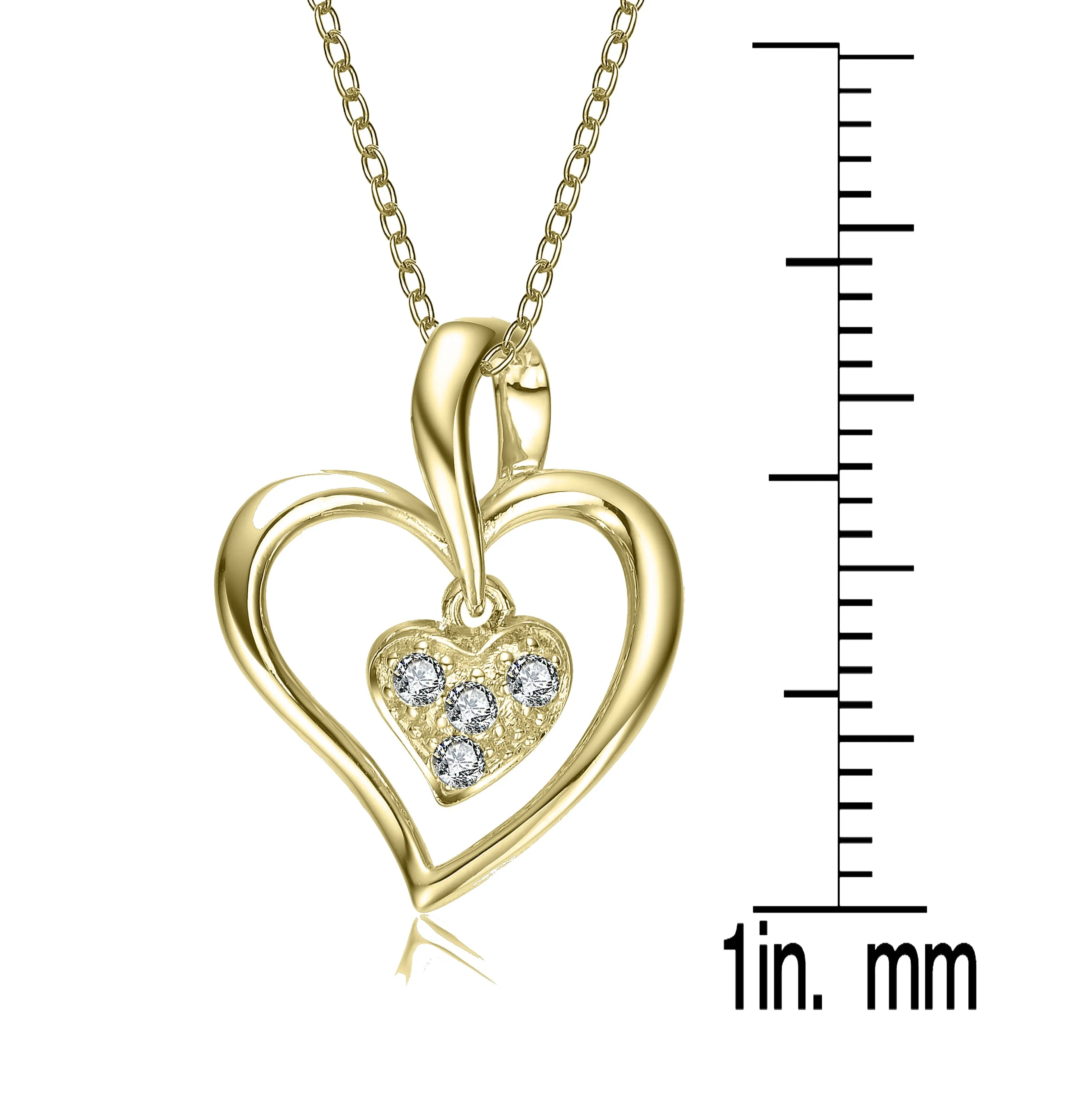 Emma Double Heart Necklace