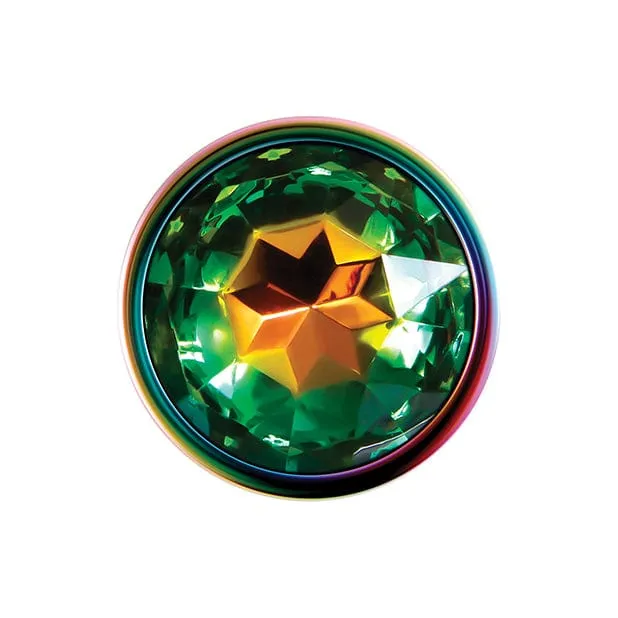 Evolved - Rainbow Metal Anal Plug Small (Silver)
