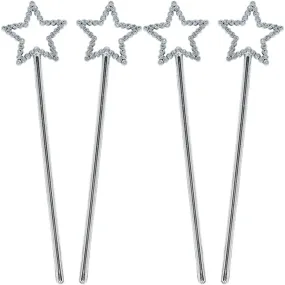 Fairy Princess Wands - 4pk