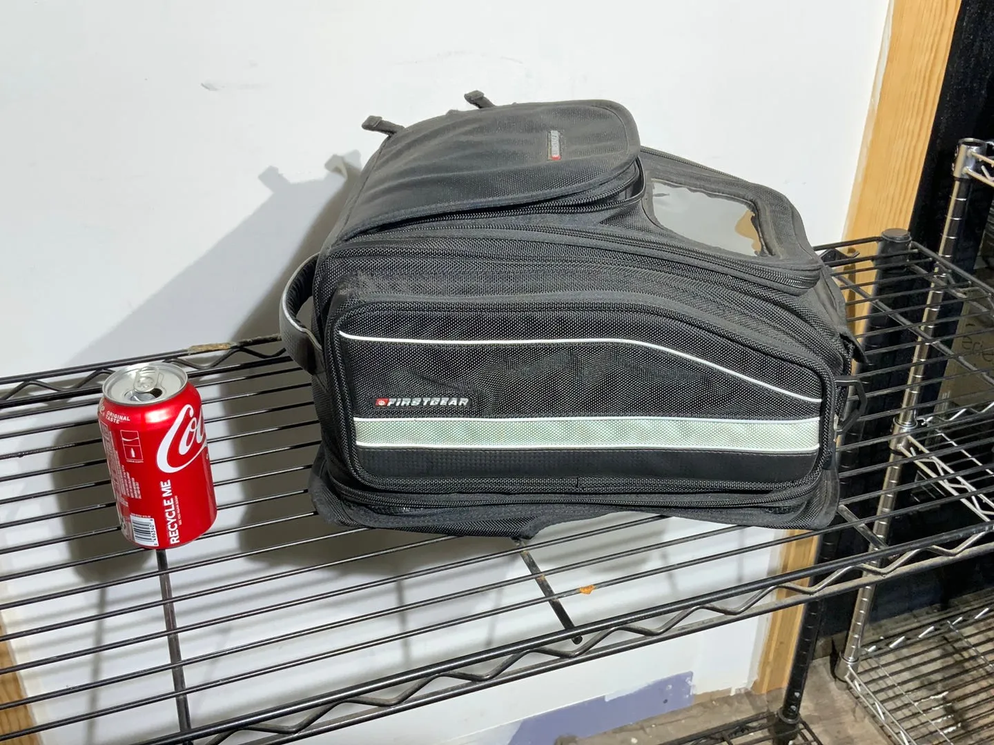 Firstgear large tank bag - magnetic mount, expandable