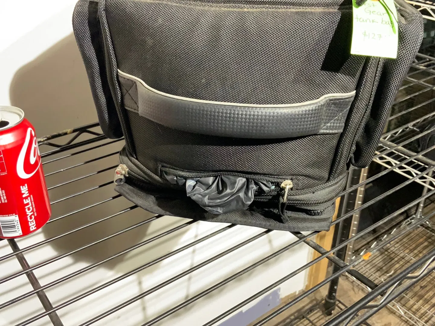 Firstgear large tank bag - magnetic mount, expandable