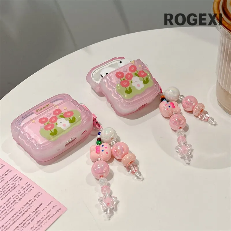 Flower Bunny AirPods Case