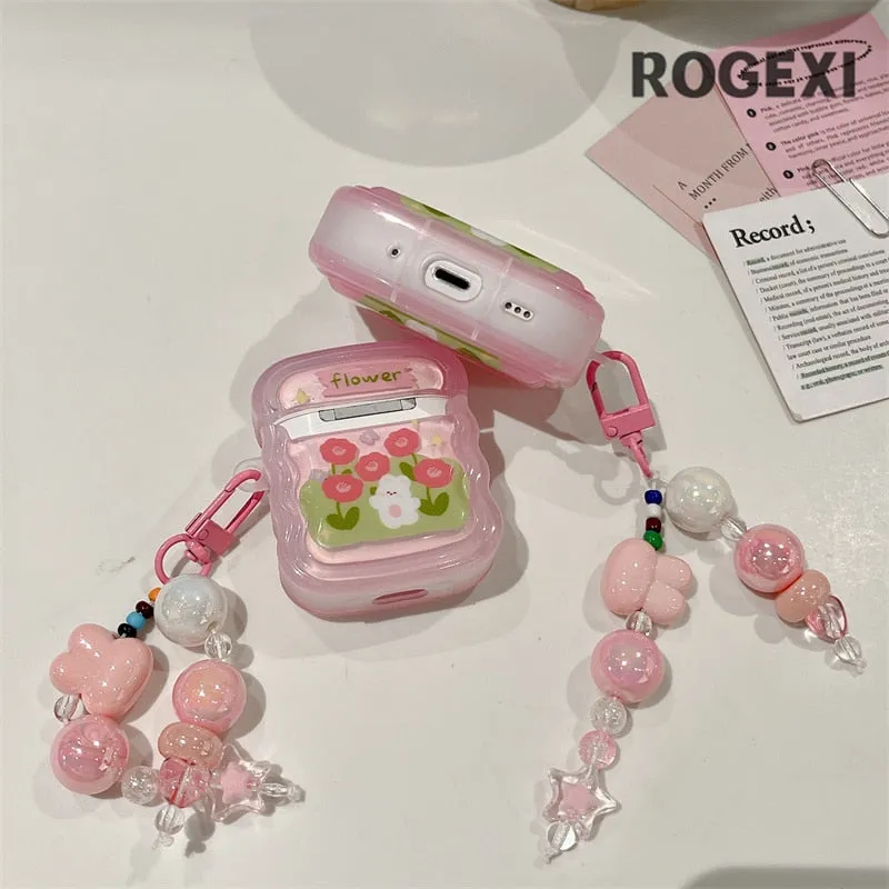 Flower Bunny AirPods Case