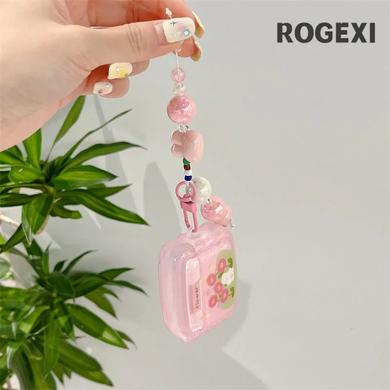 Flower Bunny AirPods Case