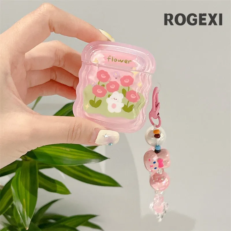 Flower Bunny AirPods Case