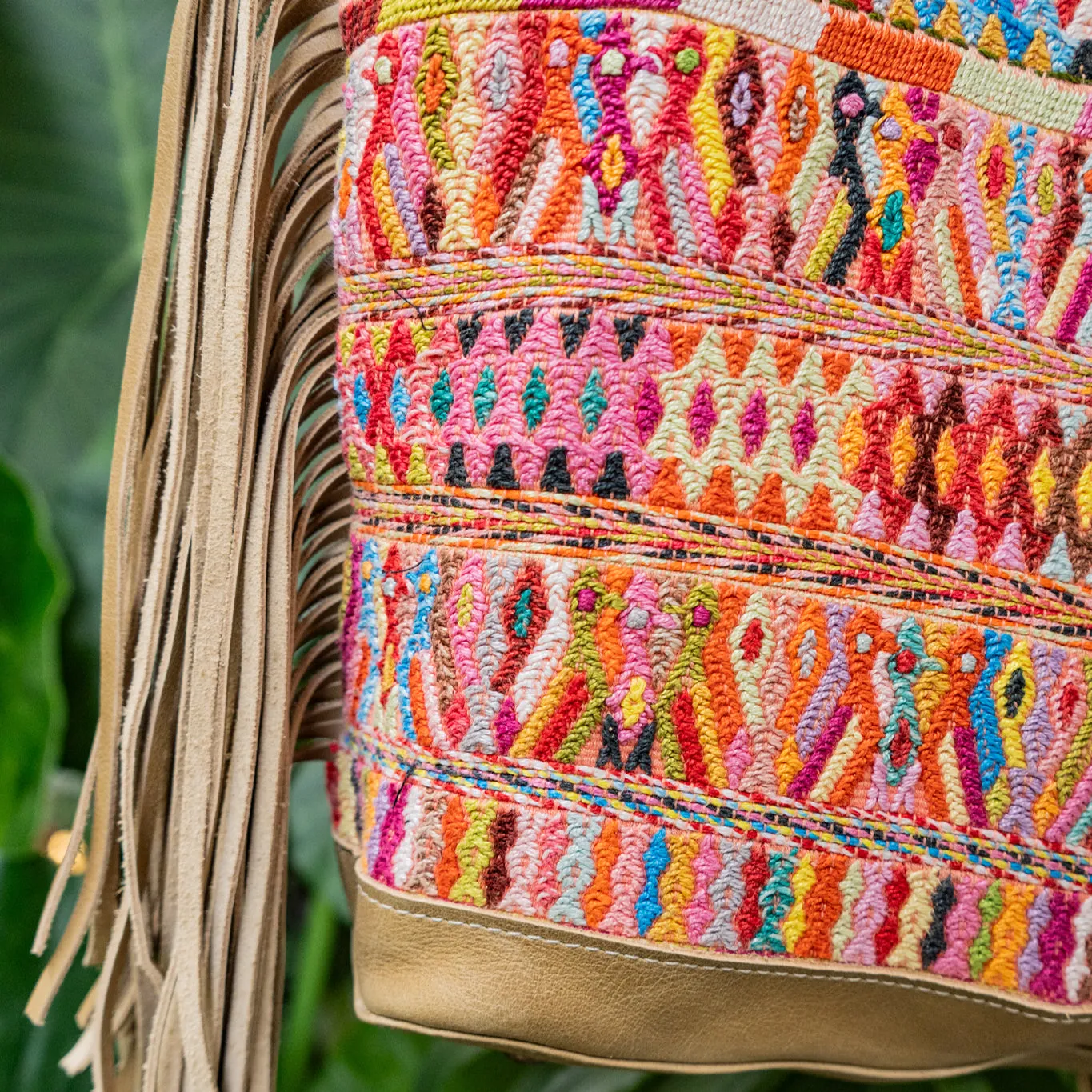 FRINGE MTPB - OOAK HUIPIL - CAMEL - NO. 13619