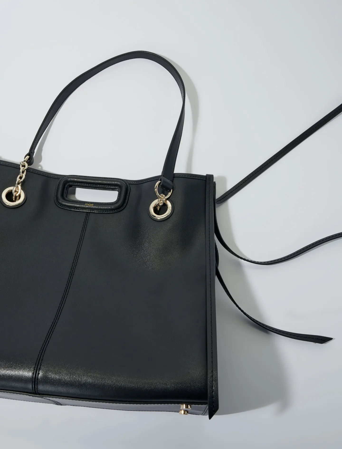 Fringed Leather Tote Bag