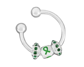 Green Ribbon Key Chains