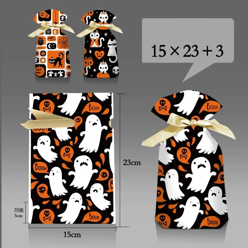 Halloween Bunny Ears Pumpkin Candy Bag