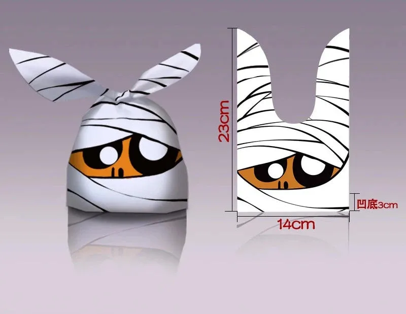 Halloween Bunny Ears Pumpkin Candy Bag