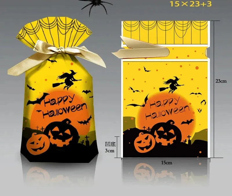 Halloween Bunny Ears Pumpkin Candy Bag