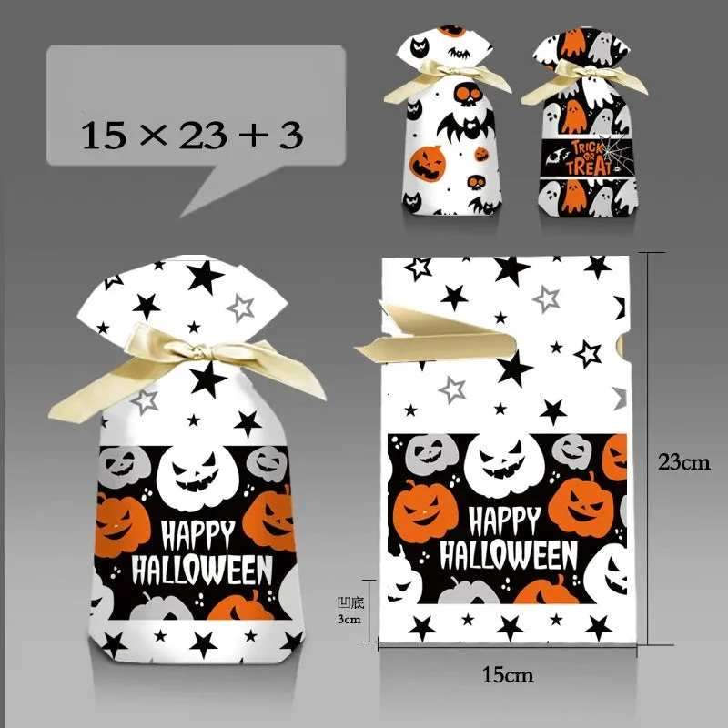 Halloween Bunny Ears Pumpkin Candy Bag