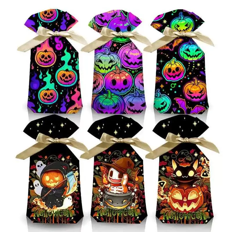 Halloween Bunny Ears Pumpkin Candy Bag
