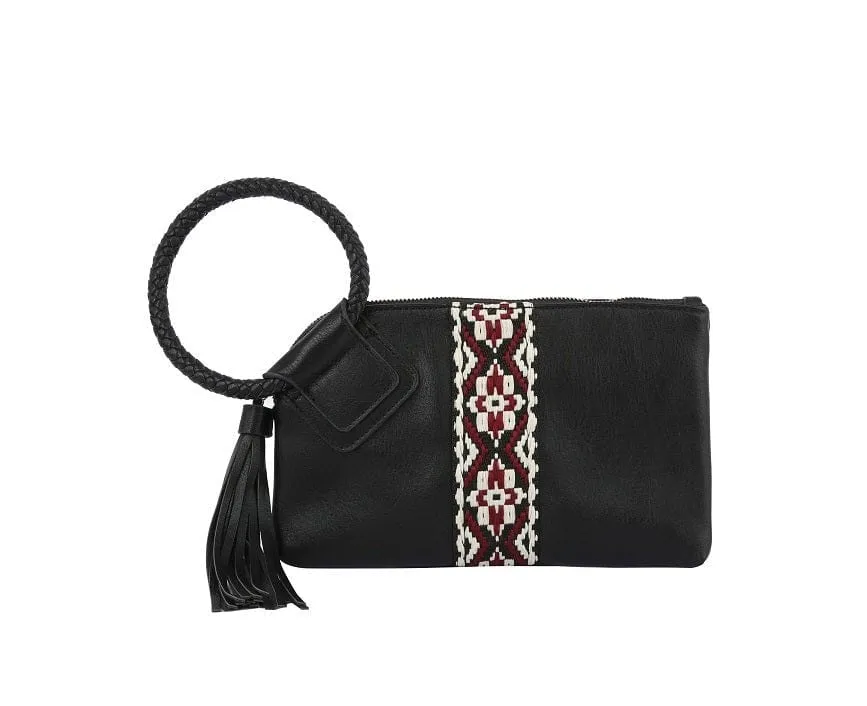 JY0379 Aztec Wristlet Clutch Bag With Tassel