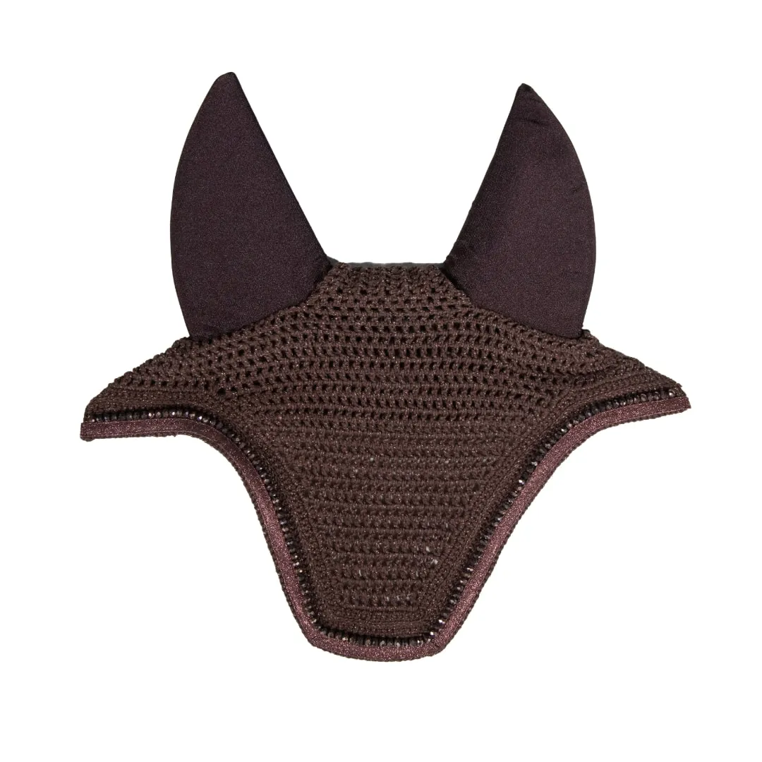 Kentucky Horsewear Wellington Glitter Soundless Fly Veil - Brown