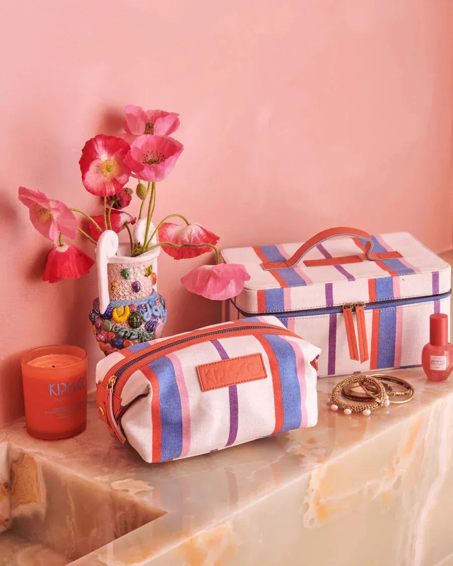 Kip & Co - Toiletry Bag (Maldives Stripe)
