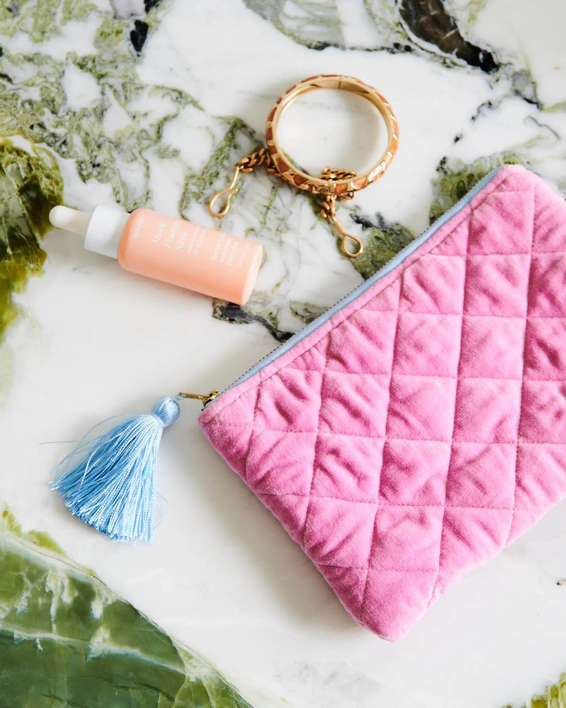 Kip & Co Velvet Cosmetic Purse - Candy Crush