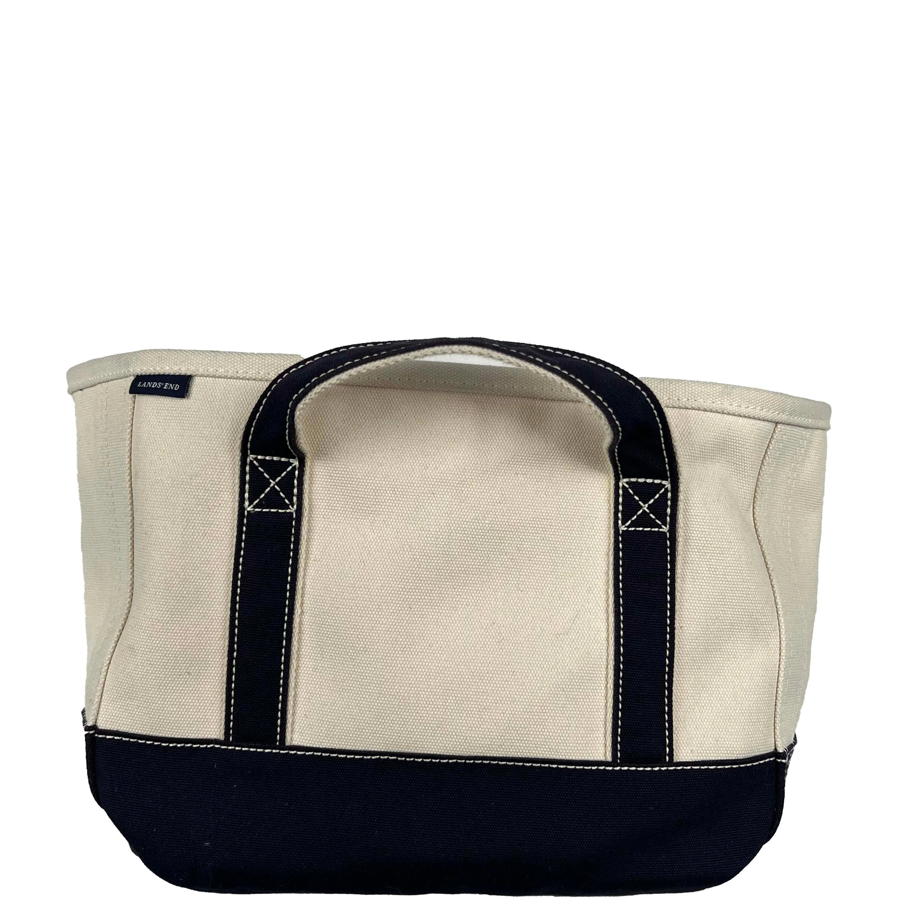 Lands End Wide Body Canvas Tote Bag