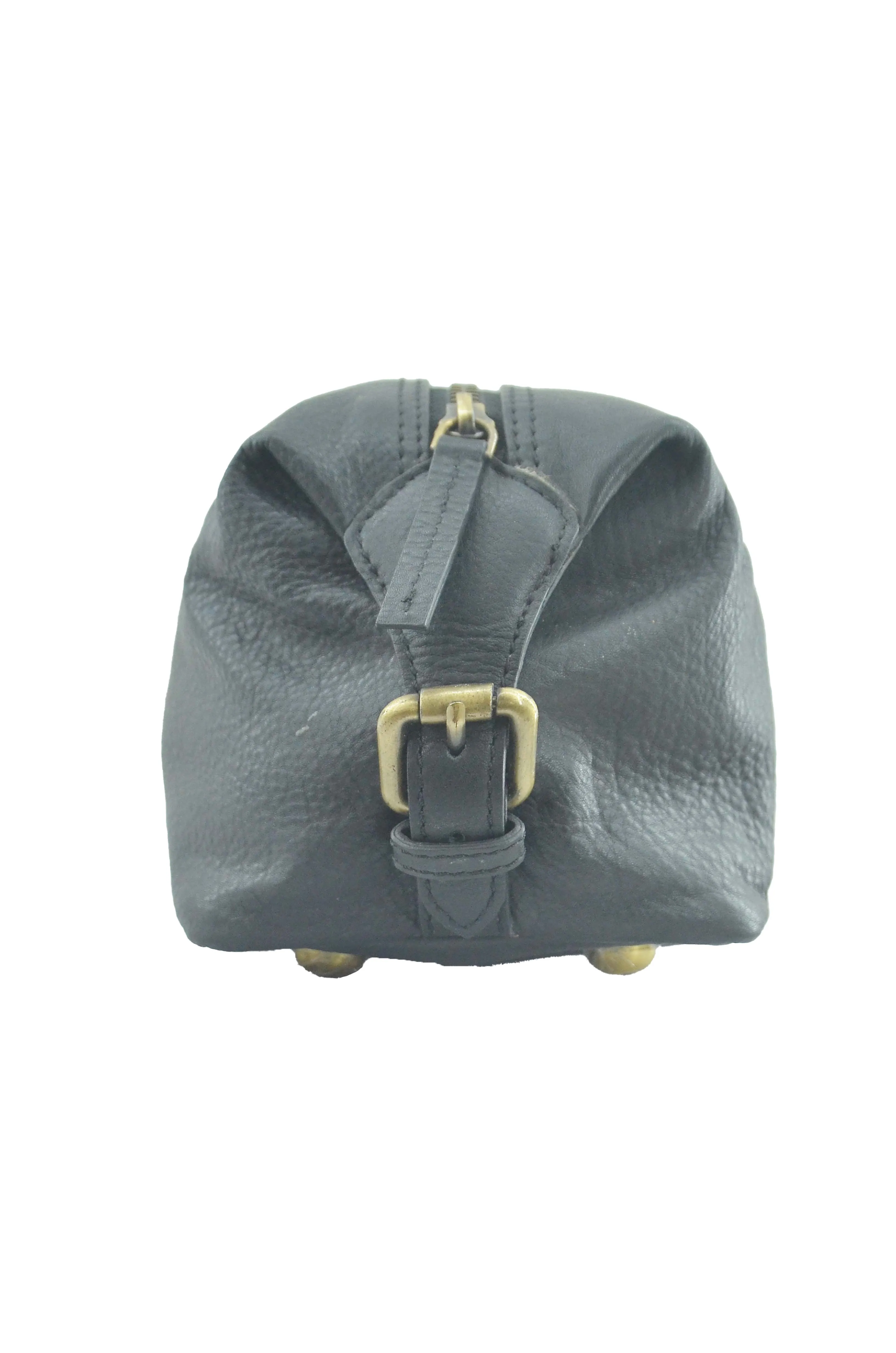 Leather Wash Bag / Toiletry Pouch