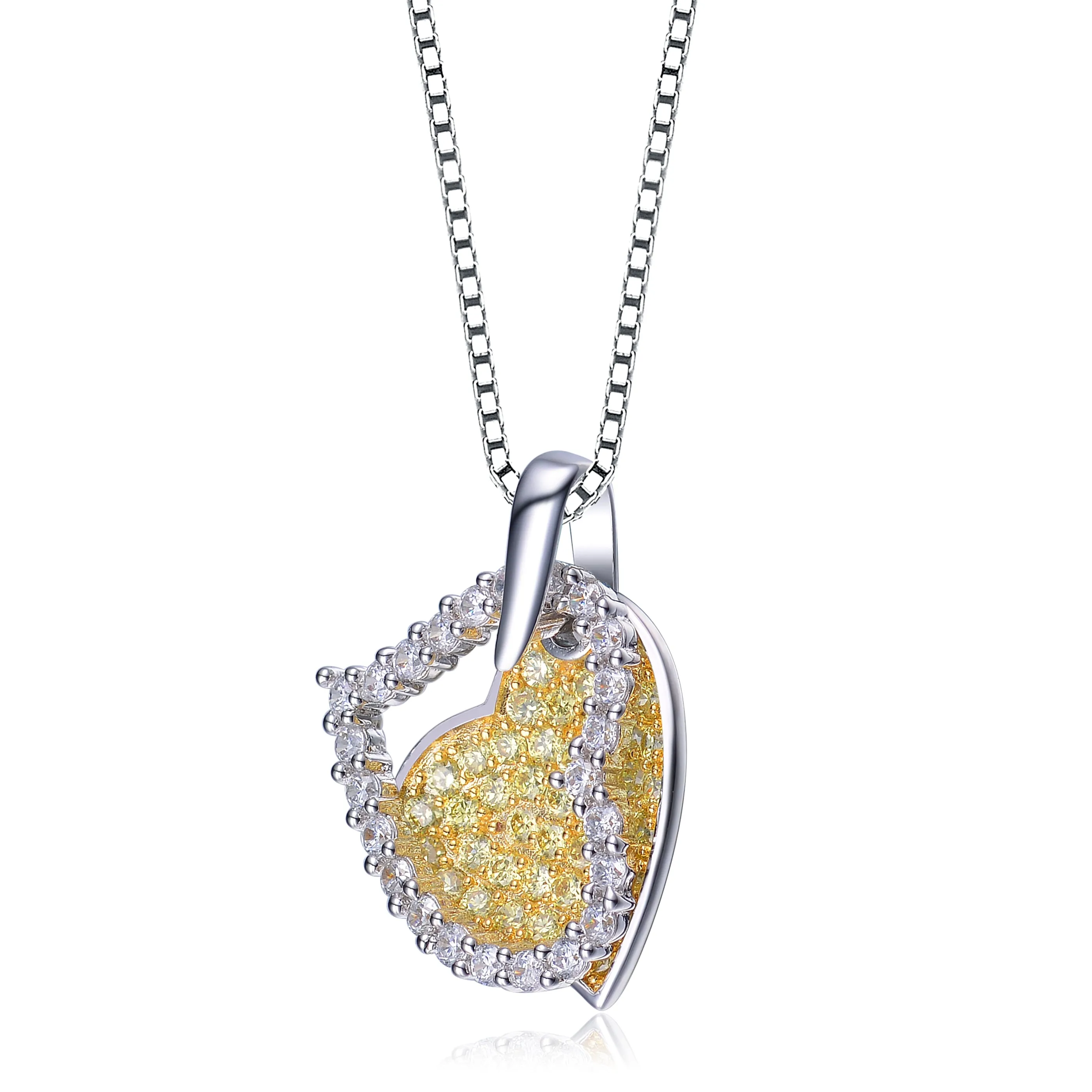 Marguerite Crossover Hearts Pendant