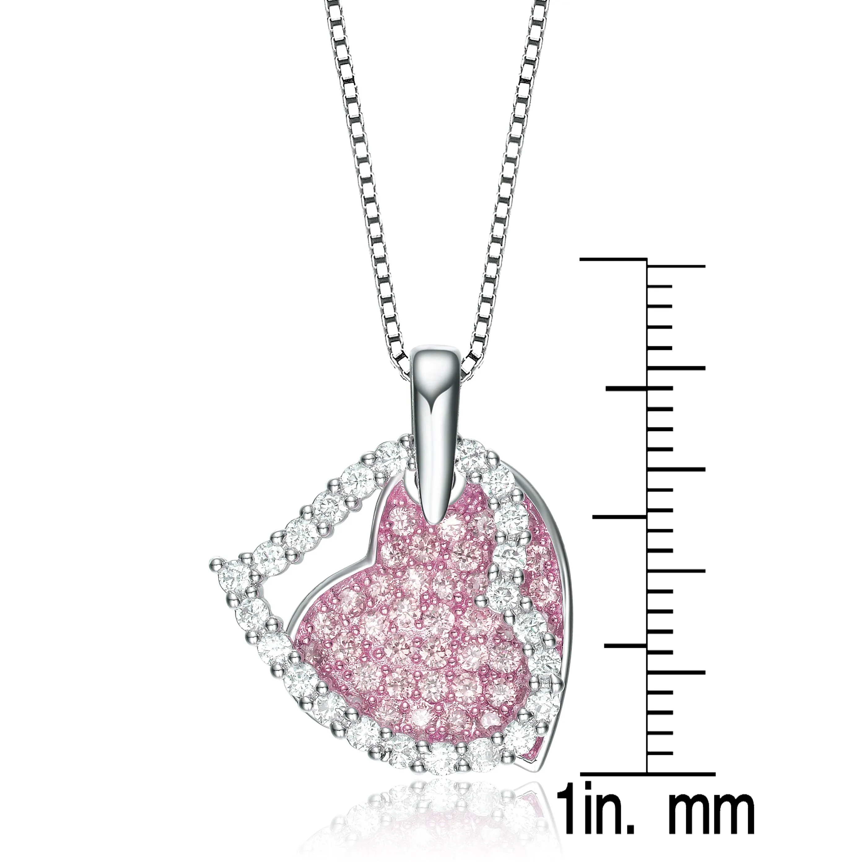 Marguerite Crossover Hearts Pendant